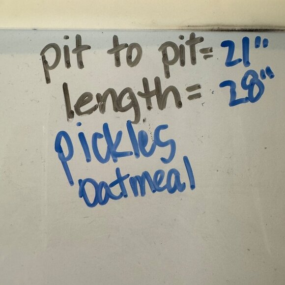 Oatmeal summer sweater with Crochet trim on hem and short sleeve all tags remove - Picture 8 of 8